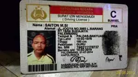 Warga bernama Saiton di Palembang, Sumatera Selatan. (Liputan6.com/Nefri Inge)