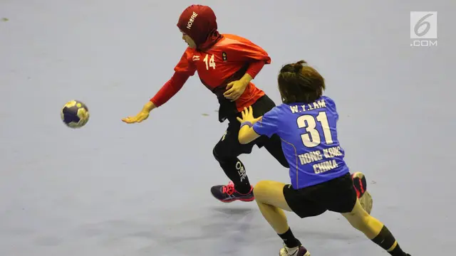 Bola Tangan Putri Indonesia Hadapi Hong Kong