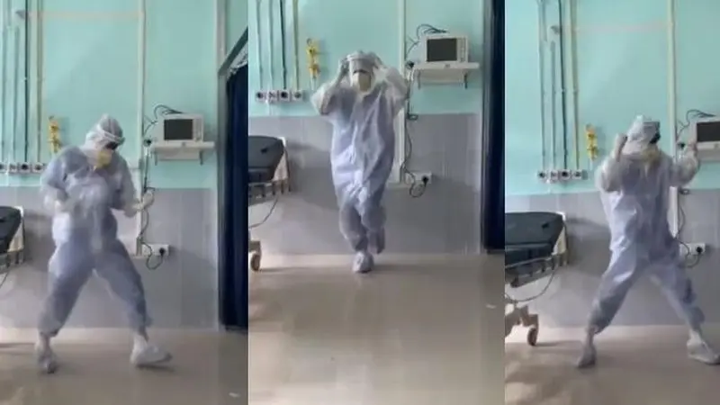 Viral Dokter Asyik Joget Demi Hibur Pasien Covid-19, Tuai Pujian Warganet