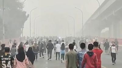 CFD dan CFN Disetop Sementara Imbas Palembang Dikepung Kabut Asap