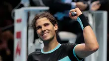 Rafael Nadal tampil impresif menundukkan Andy Murray 6-4, 6-1, di ajang ATP World Tour Finals di O2 Arena, London, Rabu (18/11/2015)