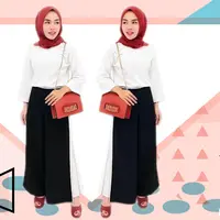 Tampil kasual dengan hijab ala Medina Zein. (Image: @medinazein/instagram. DI: Muhammad Iqbal Nurfajri)