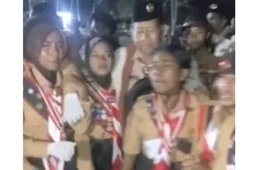 Viral Video Siswi Pramuka Histeris Gegara Gagal Ikut Jambore Nasional 
