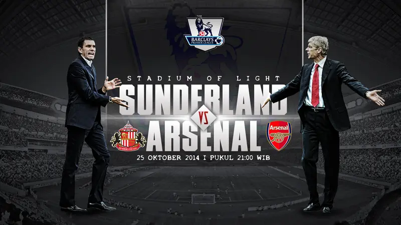 Prediksi Sunderland vs Arsenal (Liputan6.com/Yoshiro)