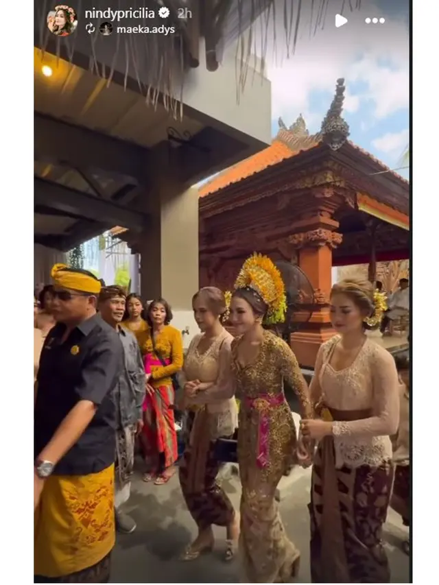 8 Potret Mahalini dan Rizky Febian Jalani Upacara Mepamit di Bali, Berlangsung Khidmat