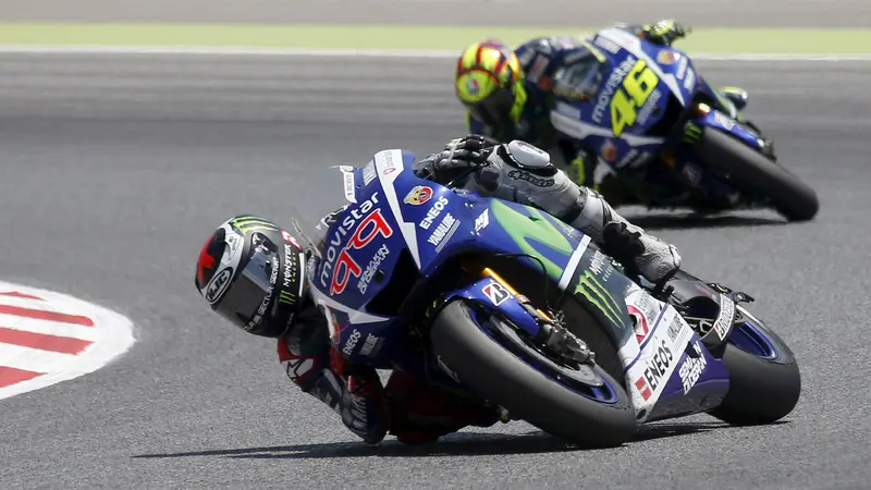 Jorge Lorenzo dan Valentino Rossi