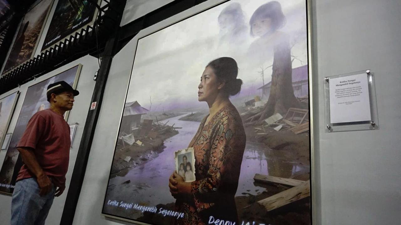 FOTO: Pameran Lukisan Refleksi Krisis Ekologi Nusantara di Bulan Ramadan