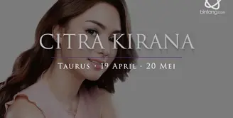 Dalam penerawangan astrolger bintang.com, salah satu zodiac yang pandai memberi solusi adalah taurus. Bagaimana kalau menurut aktris cantik, Citra Kirana?
