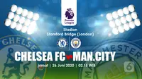 CHELSEA FC VS MANCHESTER CITY FC (Liputan6.com/Abdillah)