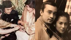 Menikah pada 28 Februari 1998, kini usia pernikahan Marini Zumarnis dan Denny Wardhana memasuki usia seperempat abad. 25 tahun bersama, rumah tangga pasangan ini selalu harmonis. Keduanya melangsungkan akad nikah di Masjid DPR Senayan dan dilanjutkan dengan resespi di Hotel Mulia Senayan. (Liputan6.com/IG/@marinizumarnisreal)