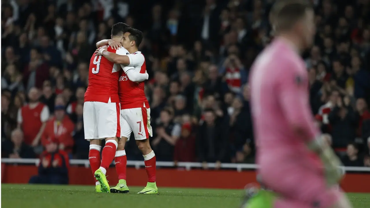 Cuplikan Video Arsenal Lumat Lincoln