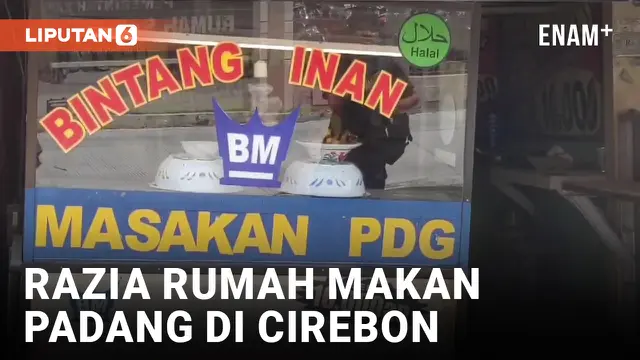 Polisi Panggil Paguyuban Rumah Makan Padang Cirebon Buntut Razia