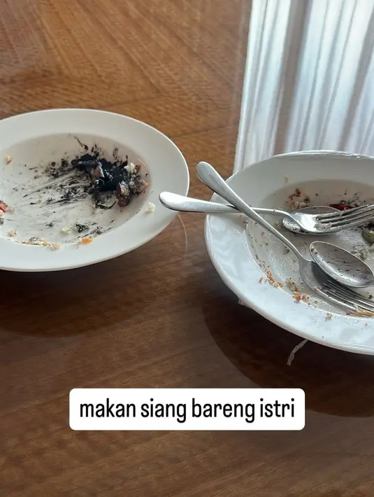 <p>Setelah acara akad nikah, Thariq dan Aaliyah memang memiliki cukup waktu luang sebelum bersiap melakukan resepsi. Mereka punya kesempatan makan siang bareng. (Foto: Instagram/ thariqhalilintar/ aaliyah.massaid)</p>