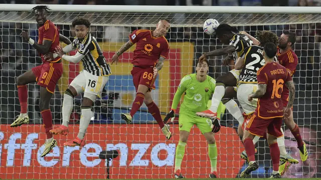 Hasil Liga Italia AS Roma vs Juventus