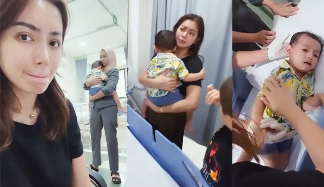 Jessica Iskandar membagikan kabar kondisi anak keduanya, Don Azaiah Jan Verhaag masuk rumah sakit. Anak Jessica pernikahannya dengan Vincent Verhaag itu mengidap limfadenitis. [Instagram/inijedar]