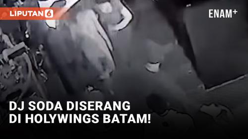 VIDEO: Ngeri! DJ Soda Dilempar Gelas Kaca di Holywings Batam