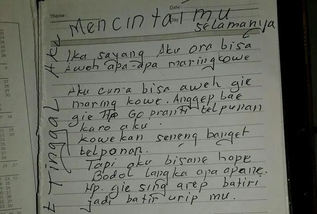 Tubuh kaku pria Cilacap yang bunuh diri itu ditemukan pertama kali oleh anaknya yang masih SD. (Liputan6.com/Muhamad Ridlo)