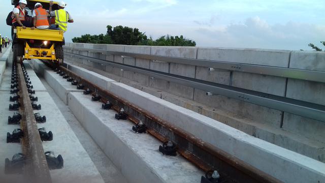 LRT Palembang bisa rampung sebelum pelaksanaan Asian Games pada Agustus 2018.(Ramdania El Hida/Liputan6.com)