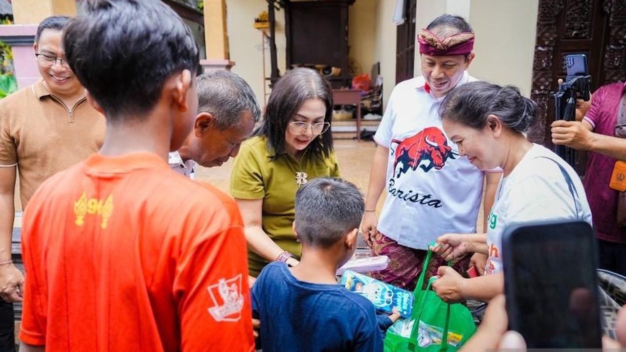 K3S Badung Bantu Masyarakat Rentan di Desa, Beri Dukungan Anak Penderita Tumor Ganas