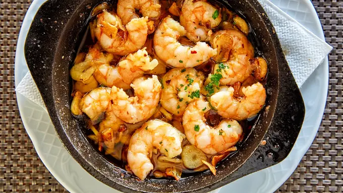 Resep Gambas Al Ajillo, Udang Bawang Khas Spanyol