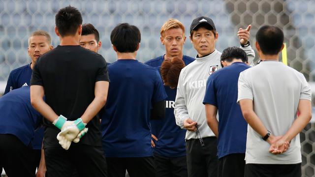 Intip Latihan Tim Samurai Biru Jelang Hadapi Ghana