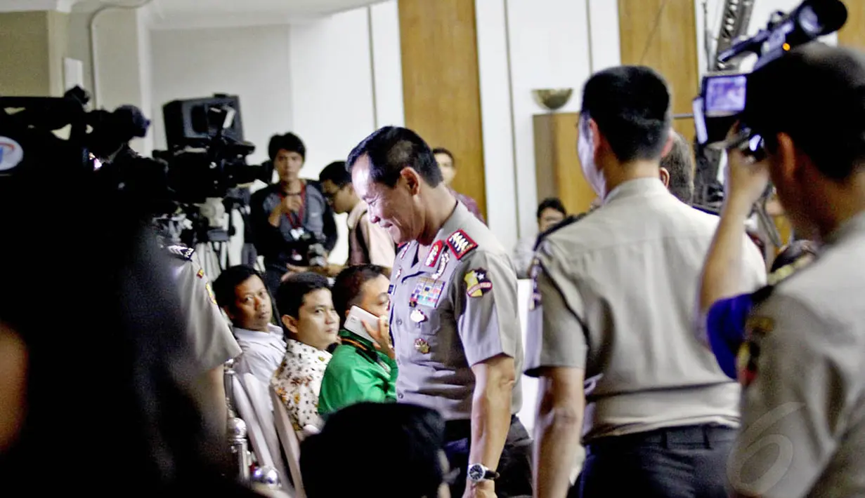 Sekitar 250 anggota sudah disiapkan untuk mengamankan situasi Gedung Komisi PemilihanUmum (KPU) Pusat, Jakarta, Jumat, (9/5/2014) (Liputan6.com/Faizal Fanani)
