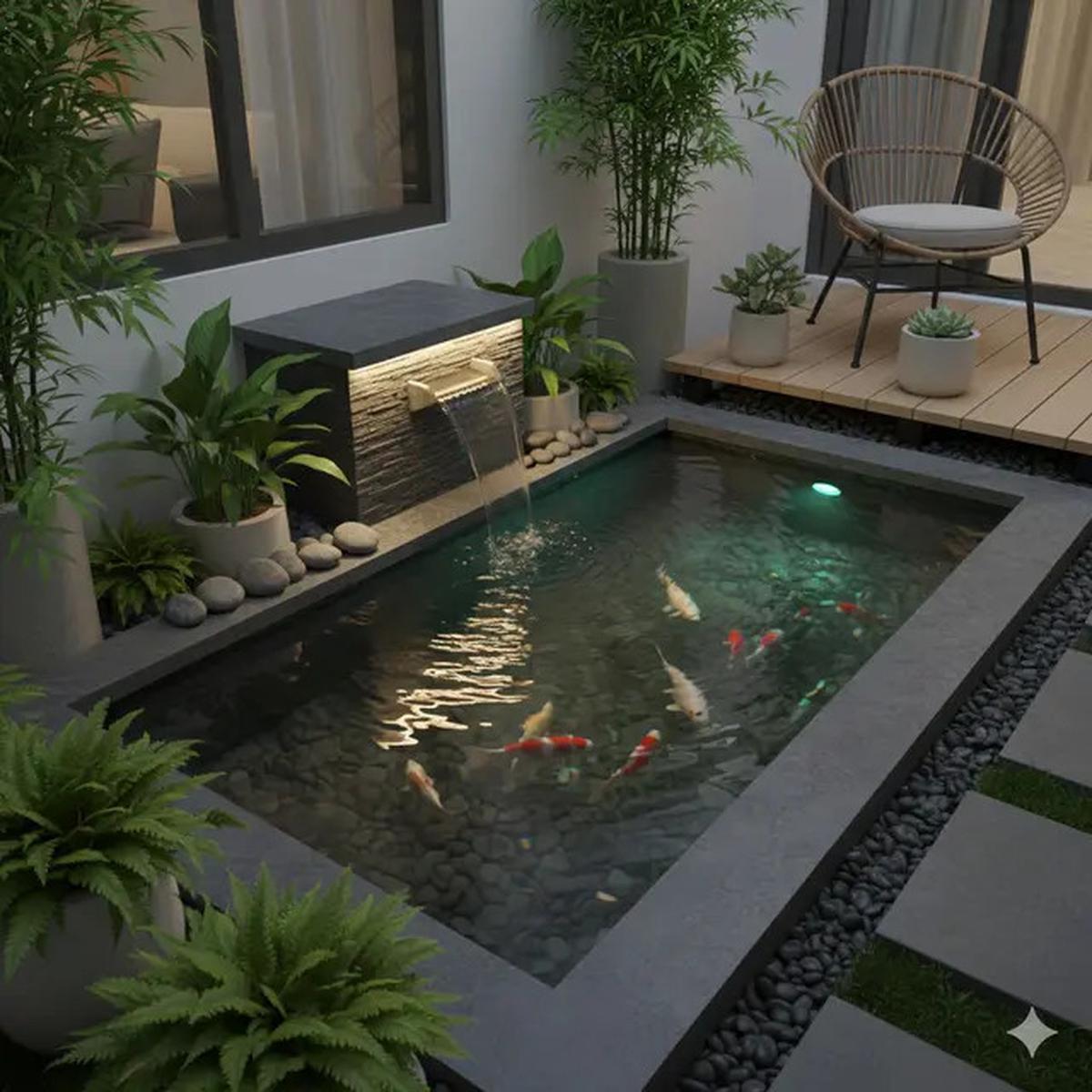 8 Model Kolam Ikan Minimalis Ukuran 1 Meter, Inspirasi untuk Hunian Terbatas