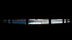 Stadion Nasional Morodok Techo Kamboja tengah bersolek jelang upacara pembukaan SEA Games 2023. (Bola.com/Abdul Aziz)