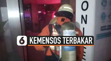 kemensos terbakar