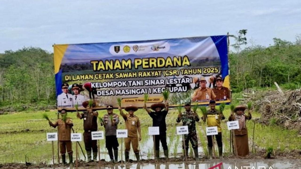 Optimalkan Lahan Tidur, Program Cetak Sawah Rakyat Tabalong Dukung Swasembada Pangan Nasional