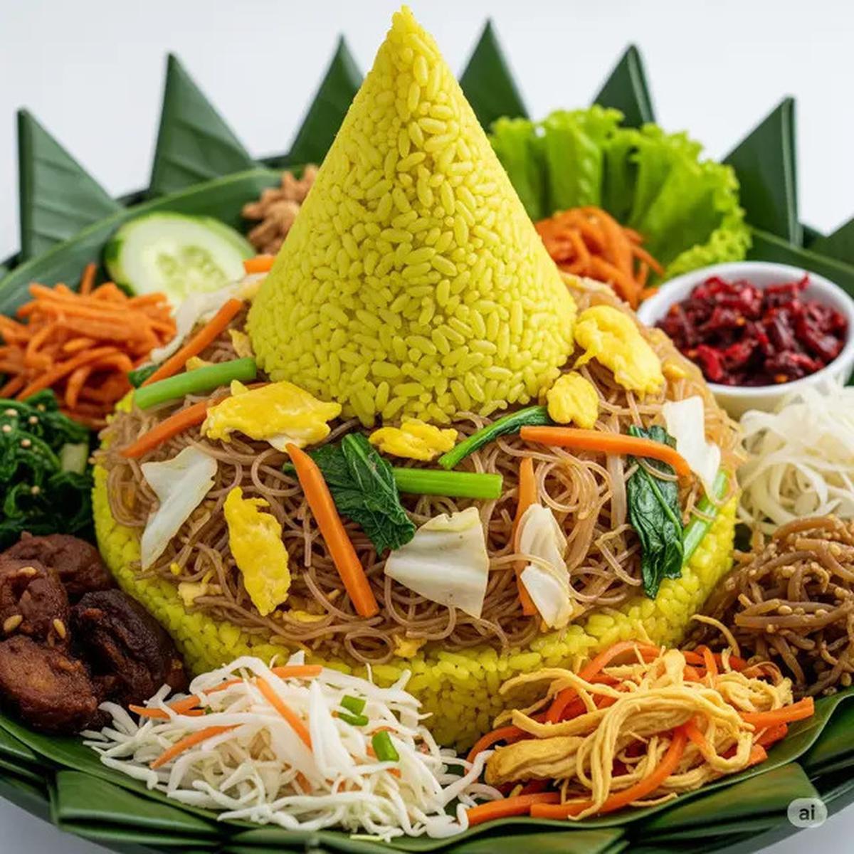 Resep Bikin Tumpeng dan Apa Saja Topingnya, Ini Daftarnya