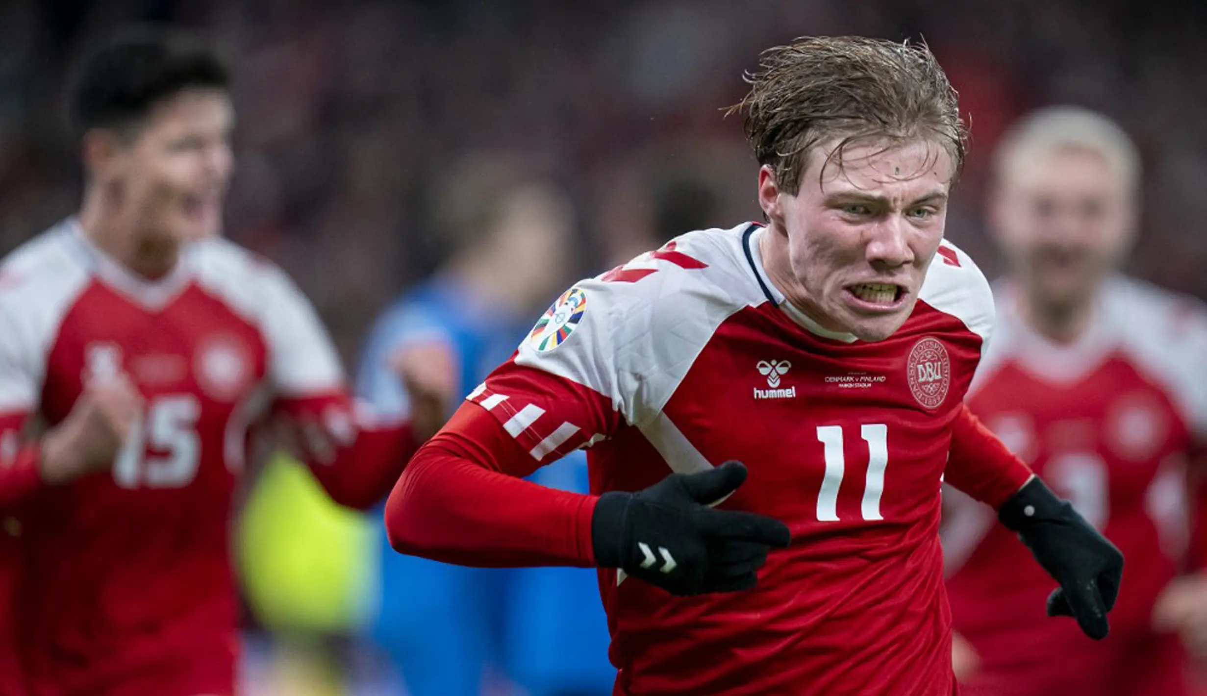 Hattrick Rasmus Hojlund Bawa Denmark Taklukkan Finlandia di Kualifikasi