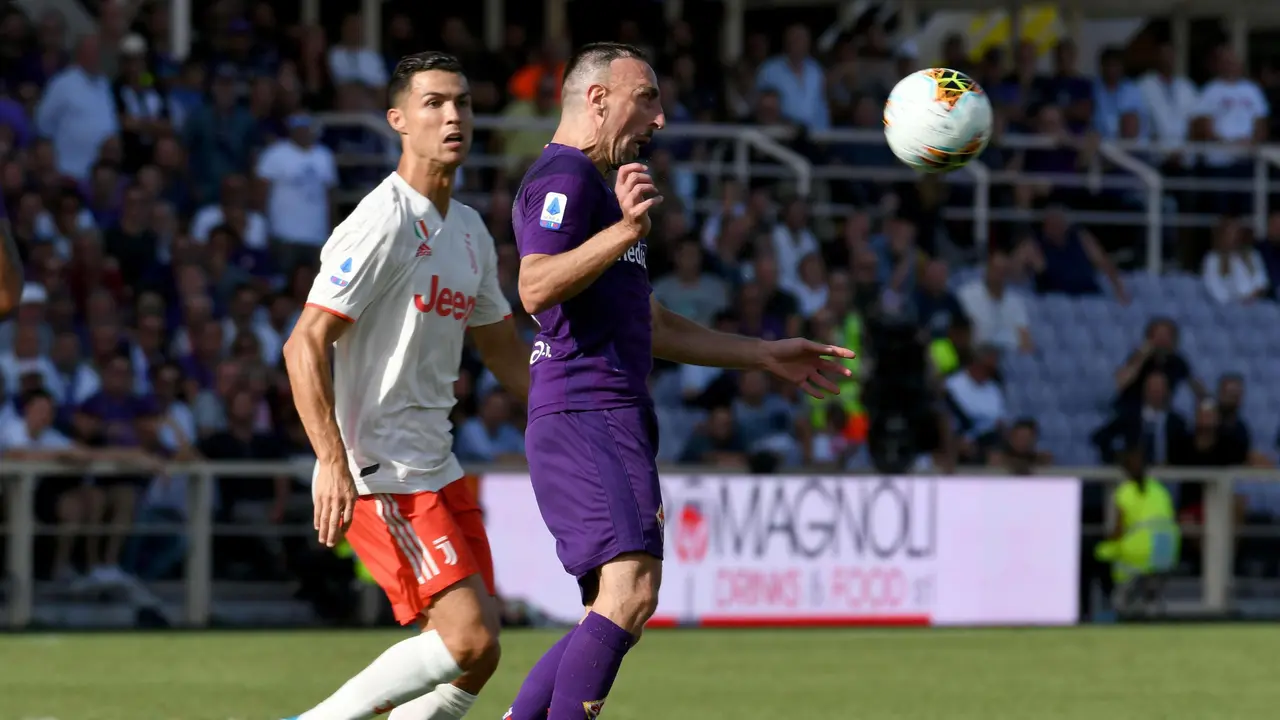 Frank Ribery dan Cristiano Ronaldo