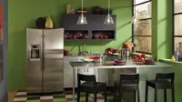 Bikin Dapur Lebih Lapang dengan Permainan Warna