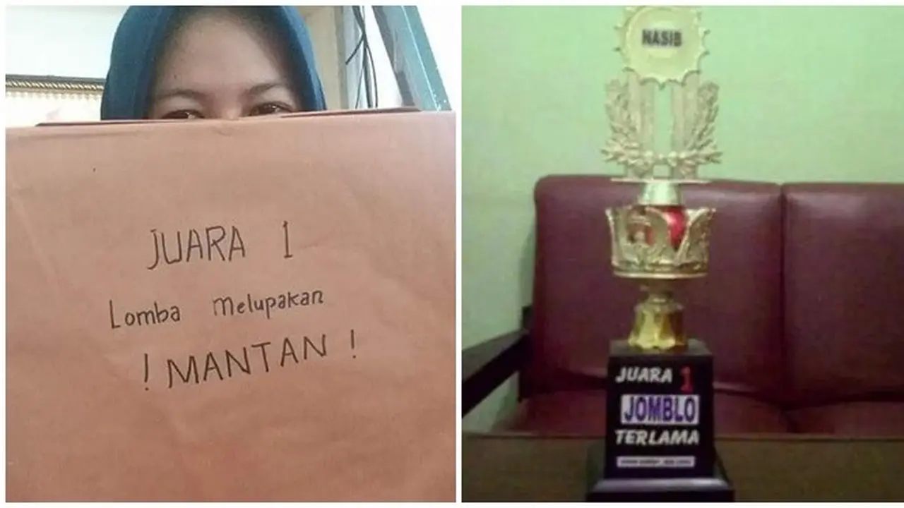 6 Potret Juara 1 Perlombaan Kategori Percintaan Ini Kocak, Bikin Senyum Tipis