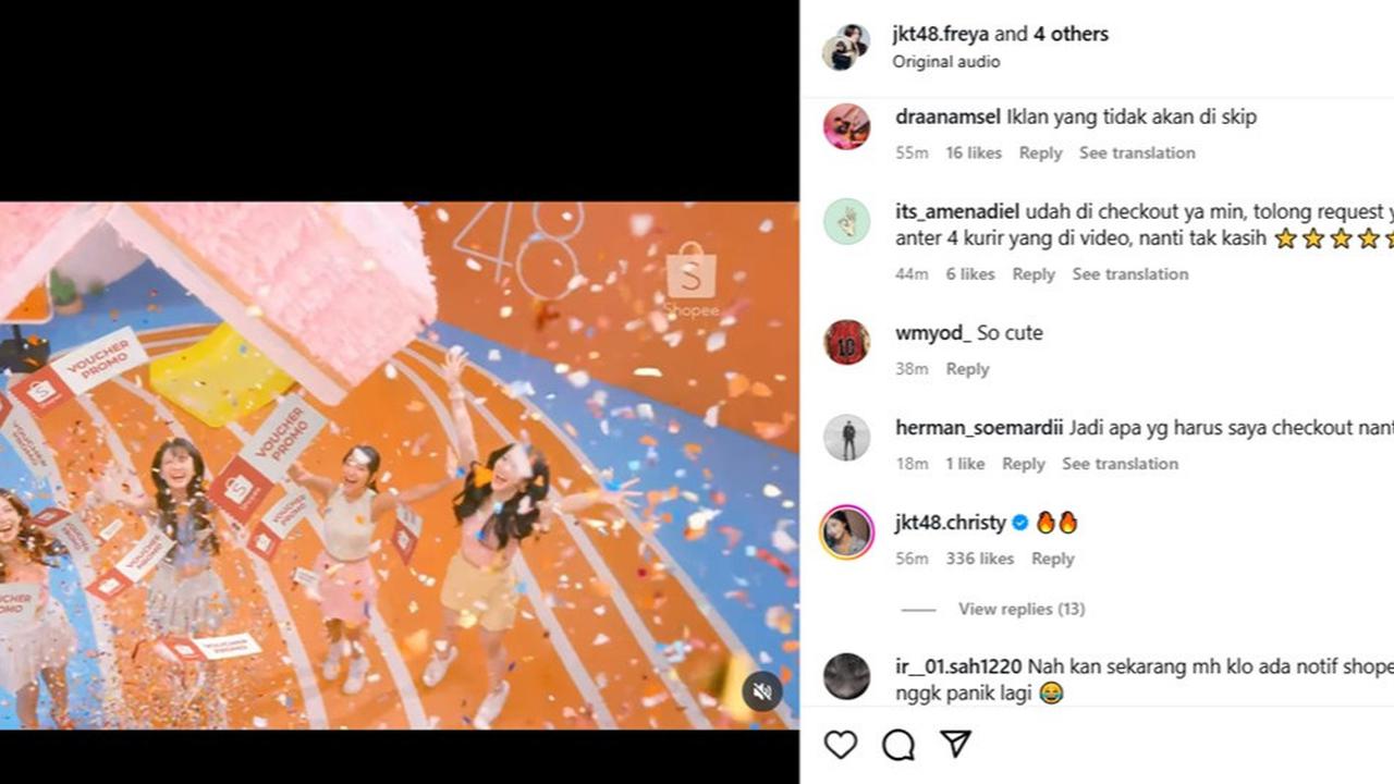 Kolaborasi Shopee dan JKT48 Tampilkan Chemistry Kuat di MV Terbaru ‘Lebih Hemat, Lebih Cepat’, Langsung Viral!