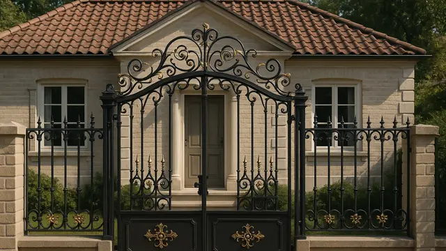 Rumah Sederhana yang Ada Gerbangnya (Foto: ChatGPT)