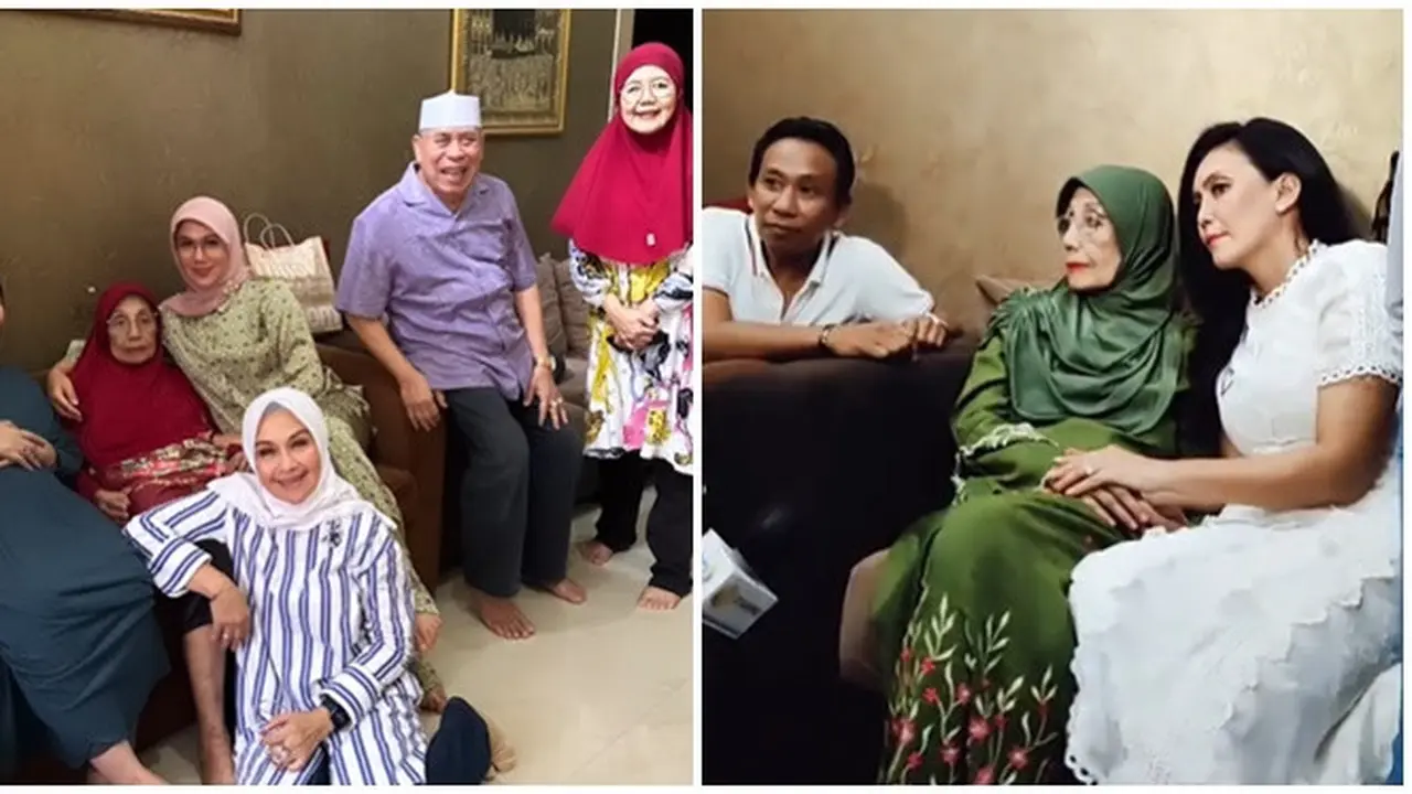 6 Momen Nani Wijaya Dijenguk Pemain Sinetron TBNH dan Bajaj Bajuri, Lepas Rindu