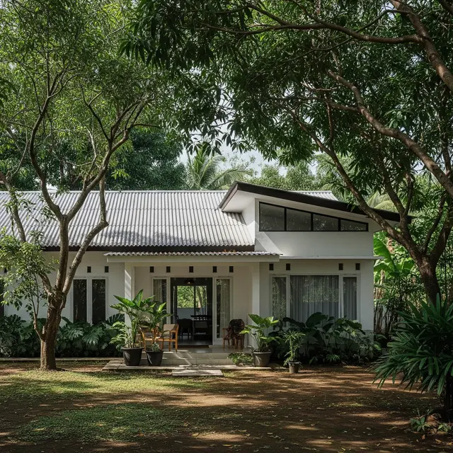 Rumah Minimalis Atap Asbes (Gemini AI)