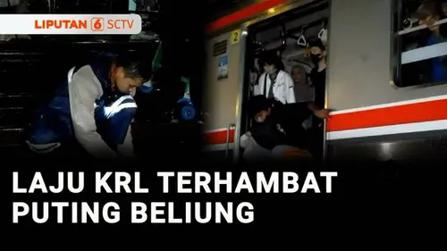VIDEO: Perjalanan KRL Terhenti 2 Jam Akibat Puting Beliung di Bekasi