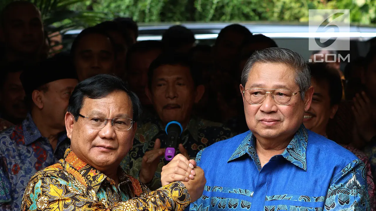 SBY Resmi Usung Prabowo sebagai Calon Presiden 2019