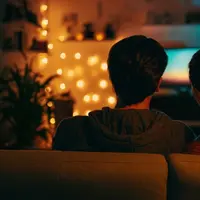 Sepasang kekasih sedang menonton film (Foto Dok: Freepik/hillhoney525).