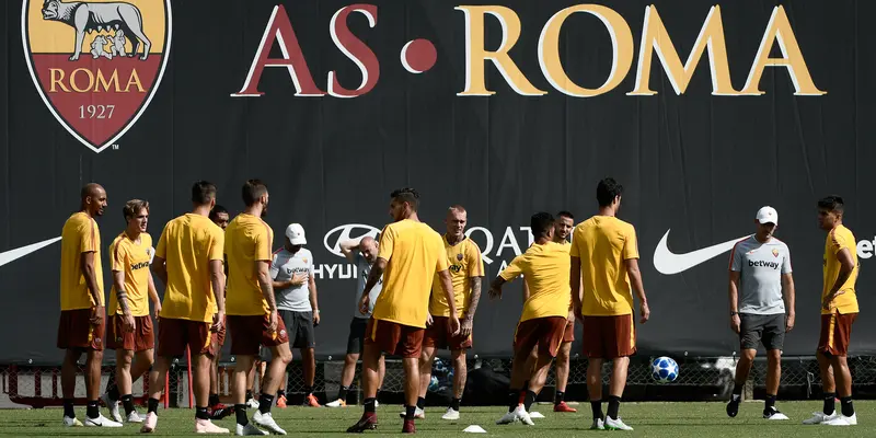 Persiapan Skuat AS Roma Sebelum Bertandang ke Markas Real Madrid