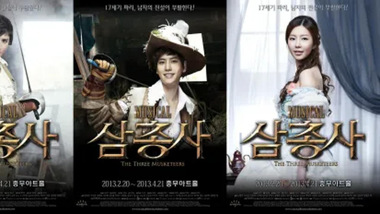 Para pemain drama musikal Three Muskeeters Â©allkpop.com