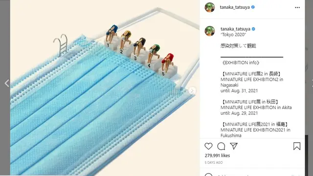 Replika Olimpiade Tokyo 2020