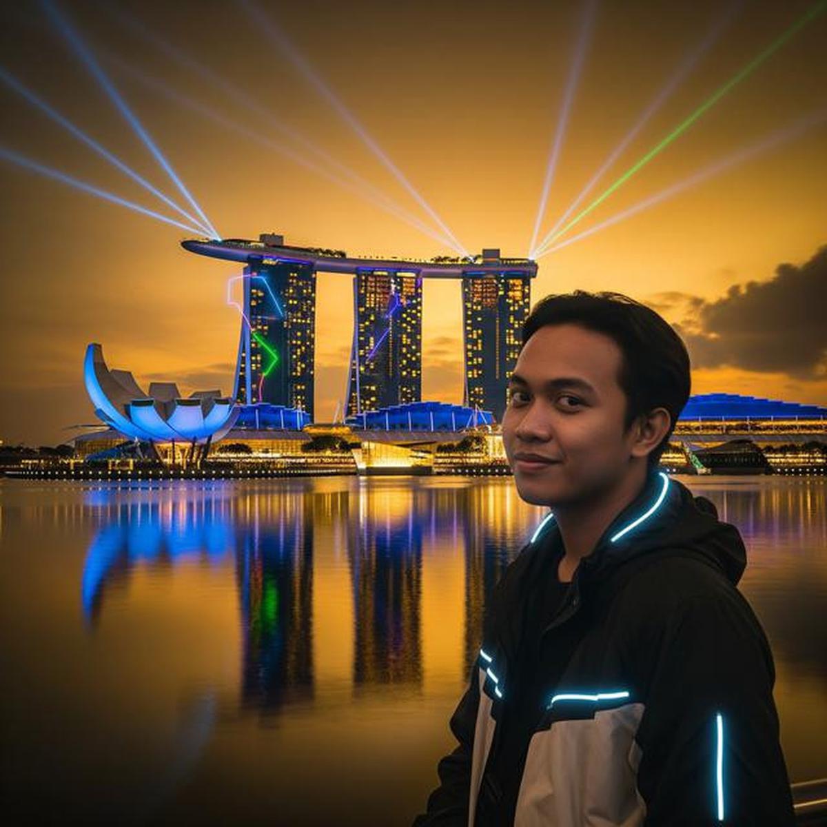 7 Prompt Gemini AI Viral Edit Foto Sendiri Liburan di Singapura, Estetik dan Realistis