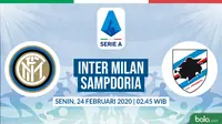 Serie A: Inter Milan vs Sampdoria. (Bola.com/Dody Iryawan)