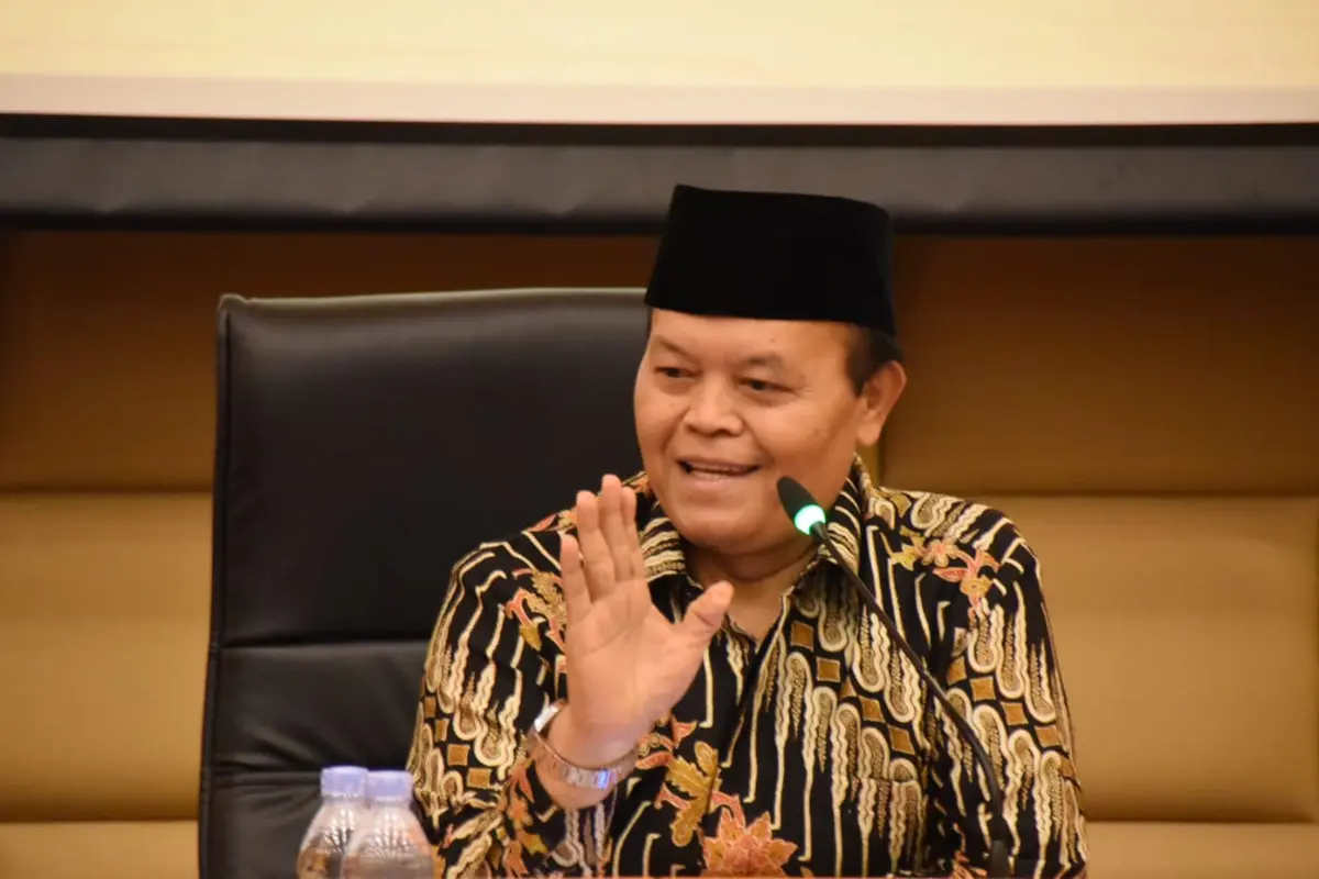HNW, selaku narasumber acara diskusi dalam rangka Press Gathering Pimpinan MPR bekerjasama dengan Koordinatoriat Wartawan Parlemen di Ballroom Crowne Plaza