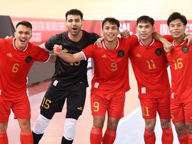 Timnas Futsal Indonesia meraih hasil positif dalam laga pembuka 4 Nations World Series 2025. (Bola.com/Abdul Aziz)