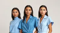 Warna Biru yang Harus Dihindari Kulit Sawo Matang (Ilustrasi oleh QwenAI)